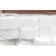 PAPIER TOALETOWY BIAŁY 2 warst. Celuloza Jumbo  worek 12 rolek