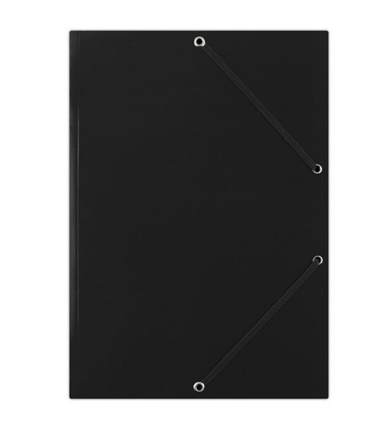 TECZKA Z GUMKĄ NAROŻNĄ DONAU CZARNA