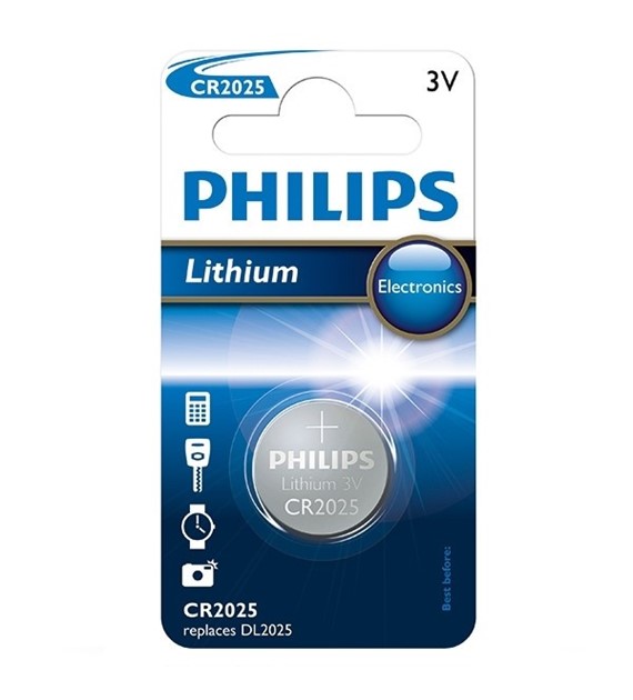 BATERIA CR 2025 3V  PHILIPS