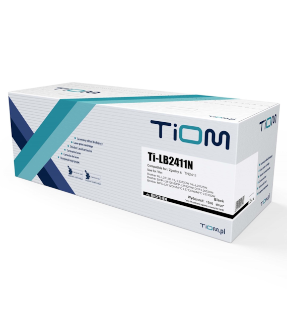 TIOM BROTHER TN2411/1,2TYS/CZARNY