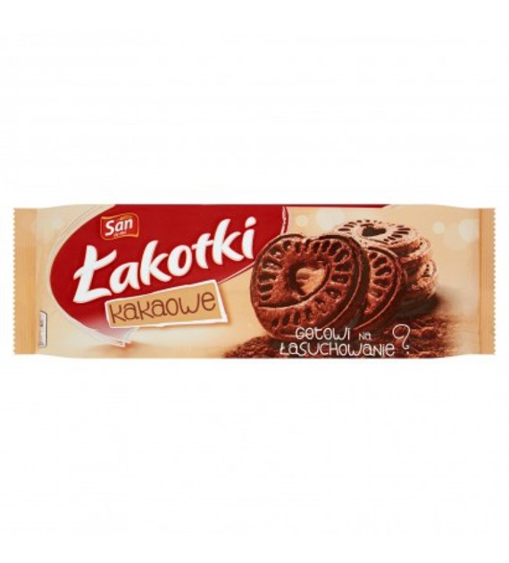 CIASTKA ŁAKOTKI KAKAOWE 168G