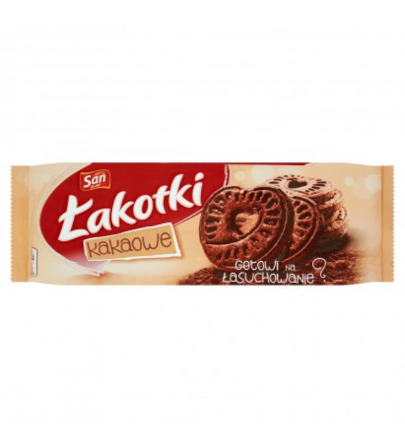 CIASTKA ŁAKOTKI KAKAOWE 168G