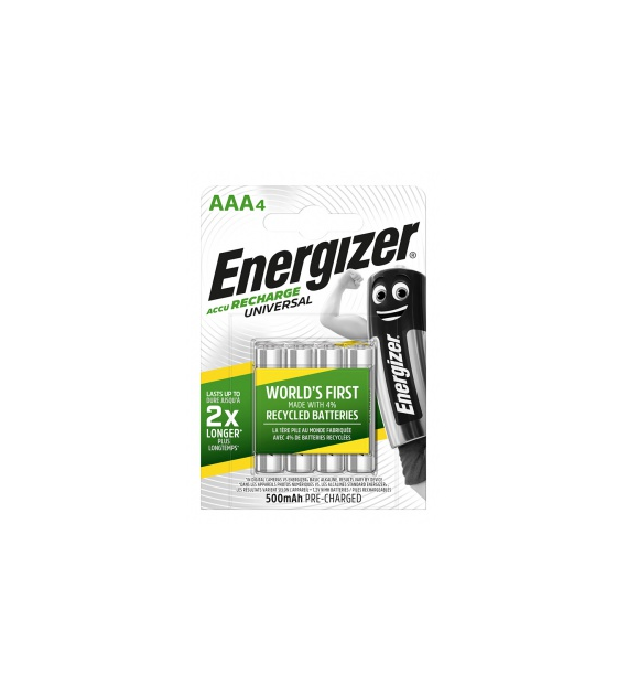 AKUMULATORKI AAA LR3 ENERGIZER UNIVERSAL  500mah  opak. 4 szt.