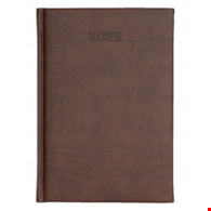 KALENDARZ A-5 VIVELLA UKŁAD DZIENNY BRĄZ