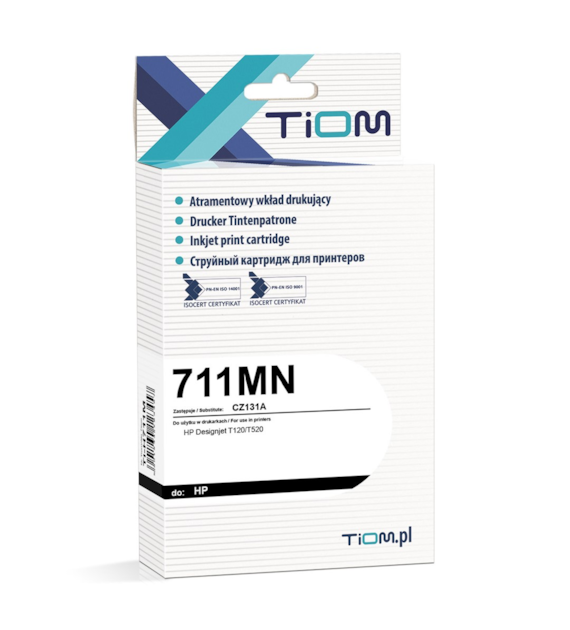 TIOM HP 711 CZ131A/29ML/MAGENTA
