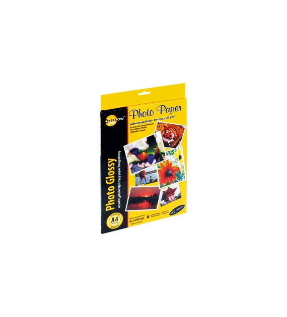 PAPIER FOTO LASER A-4/180G BŁYSK YELLOW opak. 20 szt.