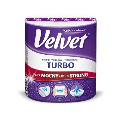 RĘCZNIK KUCHENNY VELVET TURBO opak. 1 rolka