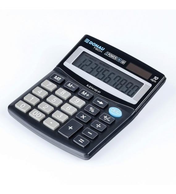 KALKULATOR DONAU  K-DT4102-01 10 pozycyjny, 122x100x32mm