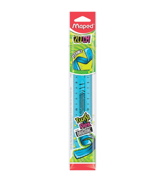 LINIJKA 20 CM NIEŁAMLIWA