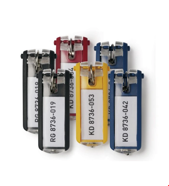 ZAWIESZKA DO KLUCZY DURABLE MIX  opak. 6 szt.