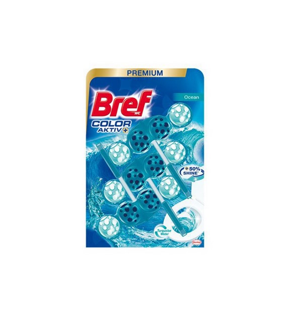 WC KOSTKA BREF  Kulki Blue Color Activ  3 x 50g