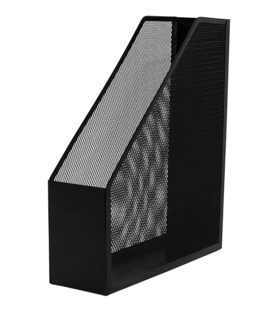 POJEMNIK NA CZASOPISMA METAL CZARNY