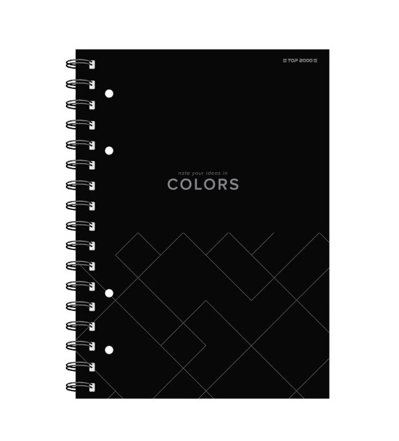 KOŁONOTATNIK A-4/80k Colors okładka mix kolorów