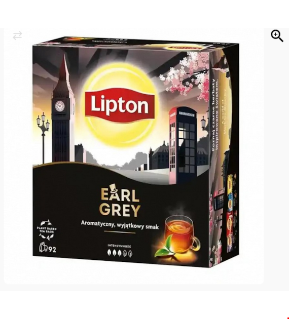 HERBATA EXPRESOWA LIPTON EARL GREY opak. 92 szt.