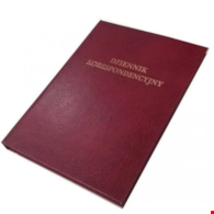 DZIENNIK KORESPONDENCYJNY A-4/192K bordo