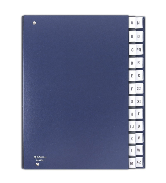 TECZKA DO PODPISU A-Z INDEKSY CZARNA