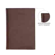 KALENDARZ A-4 VIVELLA UKŁAD DZIENNY CIEMNY BRĄZ