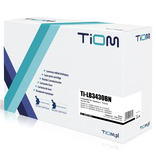 TIOM BROTHER TN3430 HL5000/3TYS/CZARNY