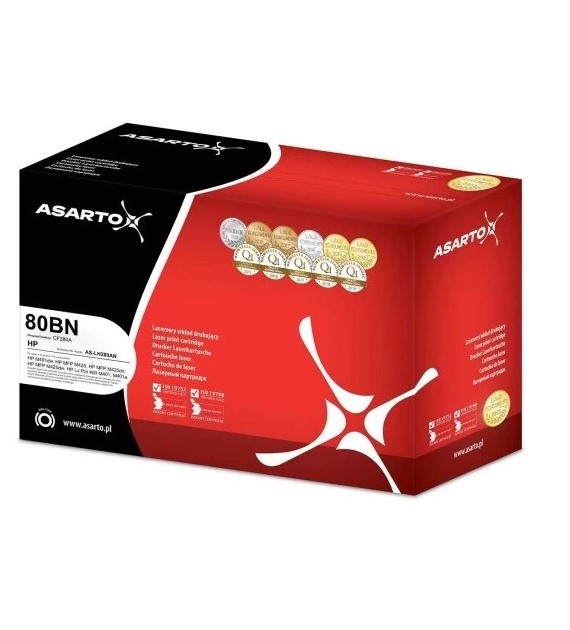 ASARTO HP 80A CF280A/2,7TYS/CZARNY