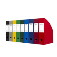 POJEMNIK NA CZASOPISMA PCV A-4/100mm ciemno zielony