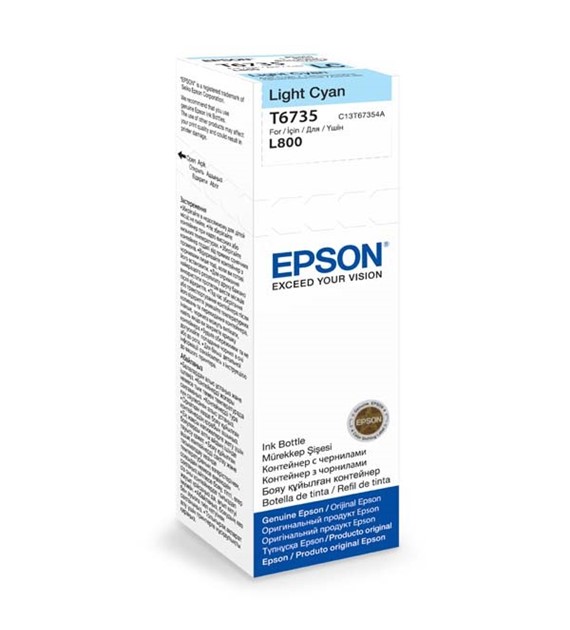 EPSON STYLUS T6735 L800/70ML/CYAN LIGHT