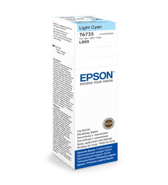 EPSON STYLUS T6735 L800/70ML/CYAN LIGHT