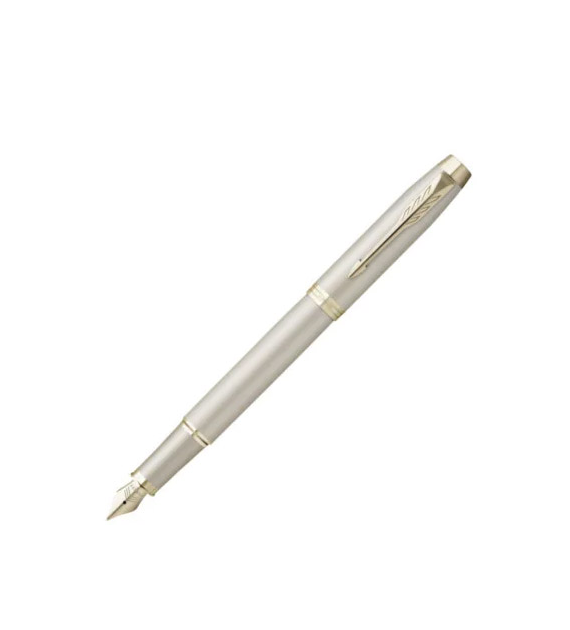 PIÓRO PARKER I.M. PROFESSIONALS MONOCHROME (stalówka F) CHAMPAGNE