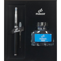 KOMPLET PARKER PIÓRO I.M. CZARNE CT+ATRAMENT+TŁOCZEK