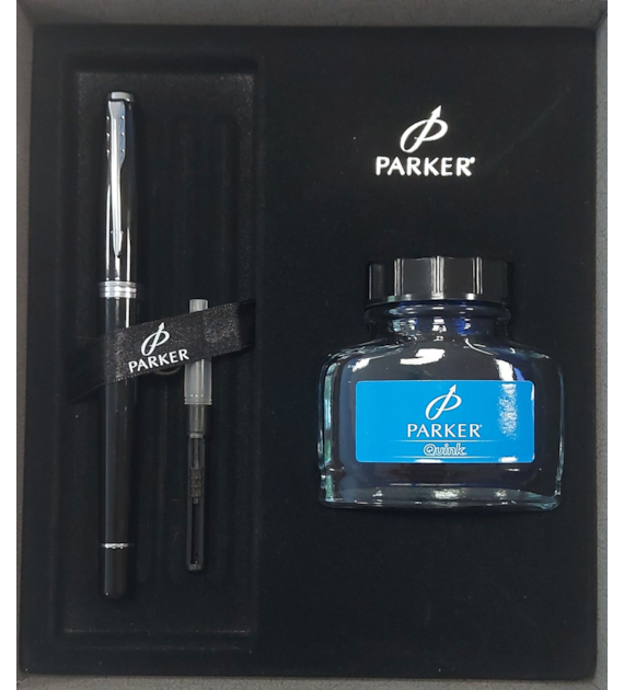 KOMPLET PARKER URBAN MUTED BLACK CT+ATRAMENT+TŁOCZEK
