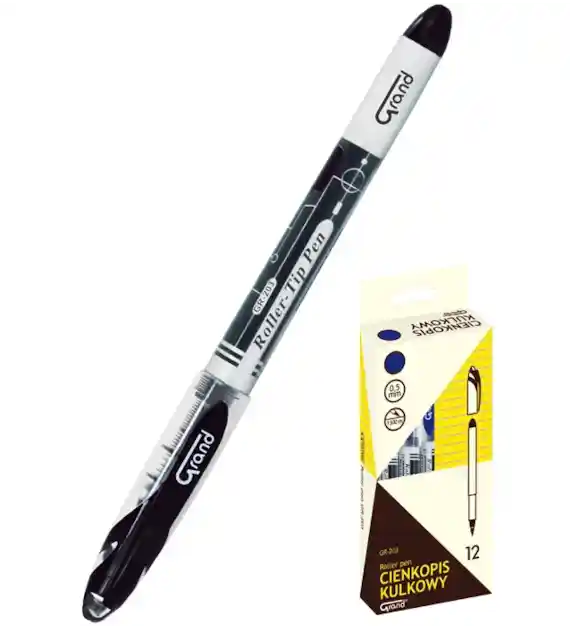 CIENKOPIS GRAND ROLLER GR-203 CZARNY opak. 12 szt.