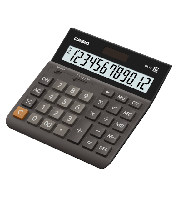 KALKULATOR CASIO DH-12BK-S