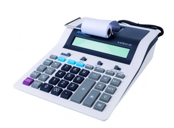 KALKULATOR DONAU  K-DT8121-09 DRUKARKA