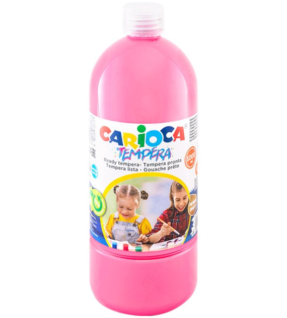 FARBA TEMPERA CARIOCA RÓŻOWA 1L