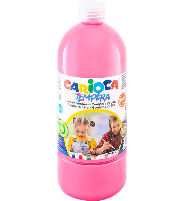 FARBA TEMPERA CARIOCA RÓŻOWA 1L