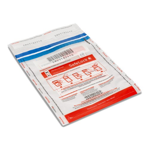 KOPERTA BEZPIECZNA B-5 Transparentne SafeLock 178X250 opak. 50 szt.