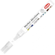 MARKER AKRYLOWY TOMA BIAŁY 1-5MM opak. 12 szt.