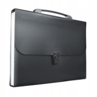 TECZKA HARMONIJKA 13 PRZEGRÓD Tetis z rączką czarna