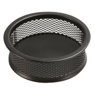 POJEMNIK NA SPINACZE METAL Q-CONNECT SIATKA CZARNY