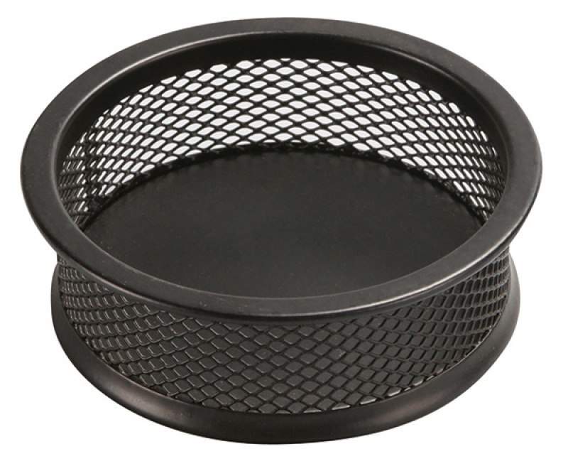 POJEMNIK NA SPINACZE METAL Q-CONNECT SIATKA CZARNY