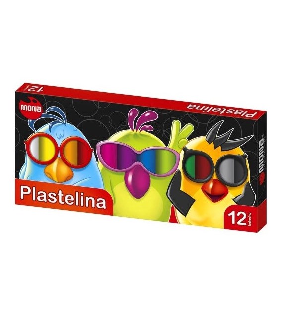 PLASTELINA 12 kolorów