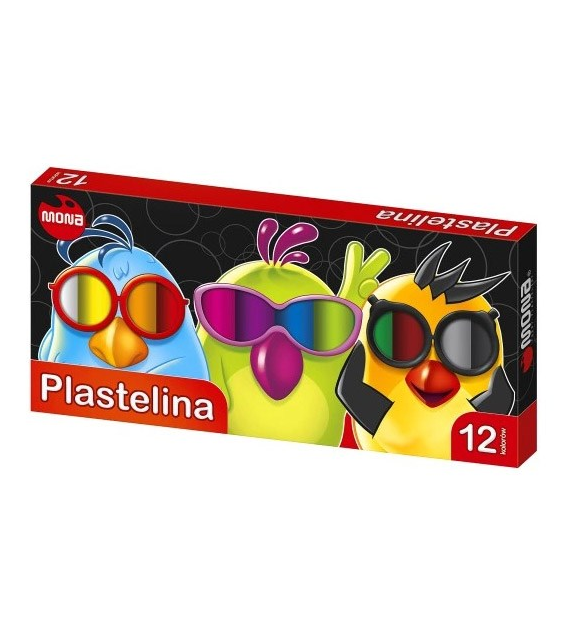PLASTELINA 12 kolorów