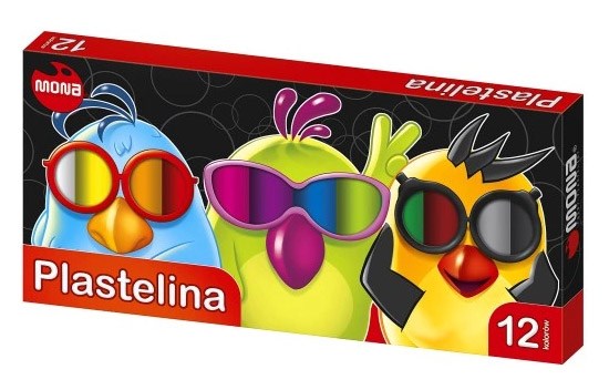 PLASTELINA 12 kolorów