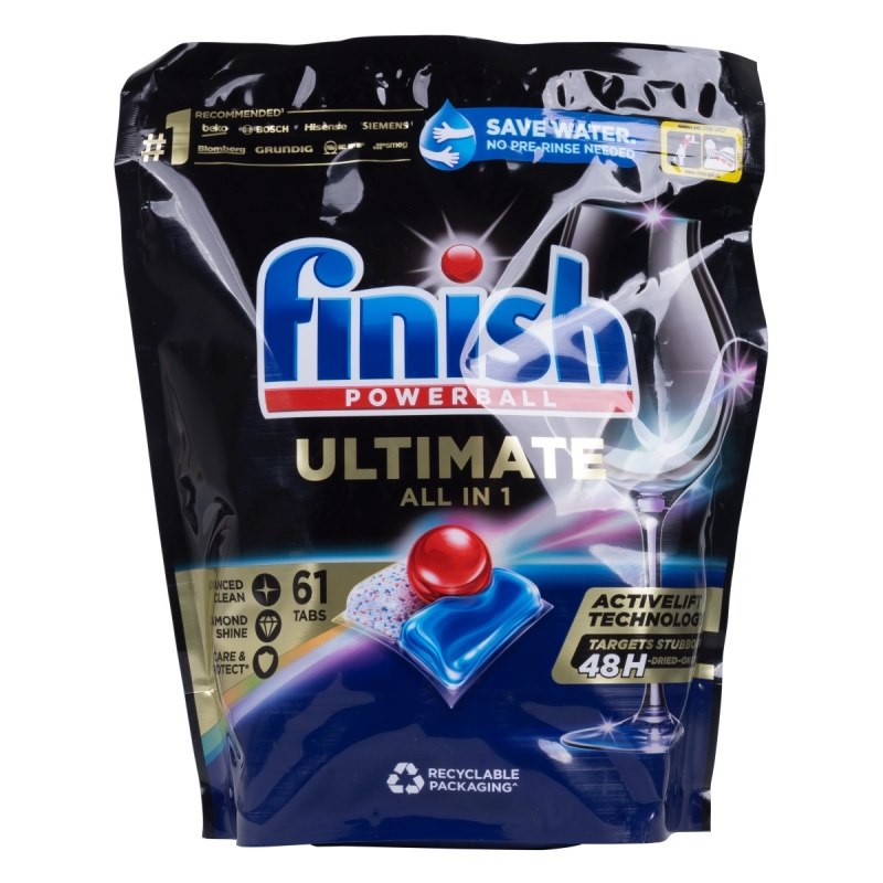 TABLETKI DO ZMYWAREK FINISH Ultimate All in One opak. 61 szt.