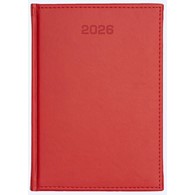KALENDARZ A-4 VIVELLA UKŁAD TYGODNIOWY CZERWONY
