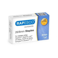 ZSZYWKI 26/6 RAPESCO 1000 zszywek