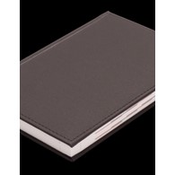 KALENDARZ A-5 DENIM UKŁAD DZIENNY CIEMNY BRĄZ