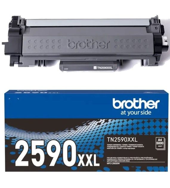 BROTHER TN2590XXL/5TYS/CZARNY TONER OTWARTY