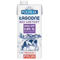 MLEKO 1,5% POLMLEK 1L Bez Laktozy kart.12 szt.
