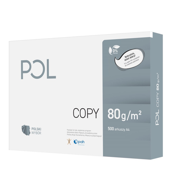 PAPIER KSERO POLCOPY A-4 80g  kart. 5 ryz