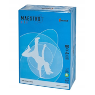 PAPIER KOLOR MAESTRO GŁĘBOKI BŁĘKIT A-4 80g  kart. 5 ryz